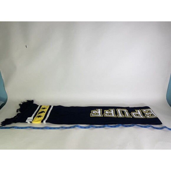 Harry Potter Hufflepuff Logo Knit Cuff Pom Beanie Hat Cap and Scarf Set 2 Piece - Picture 10 of 12